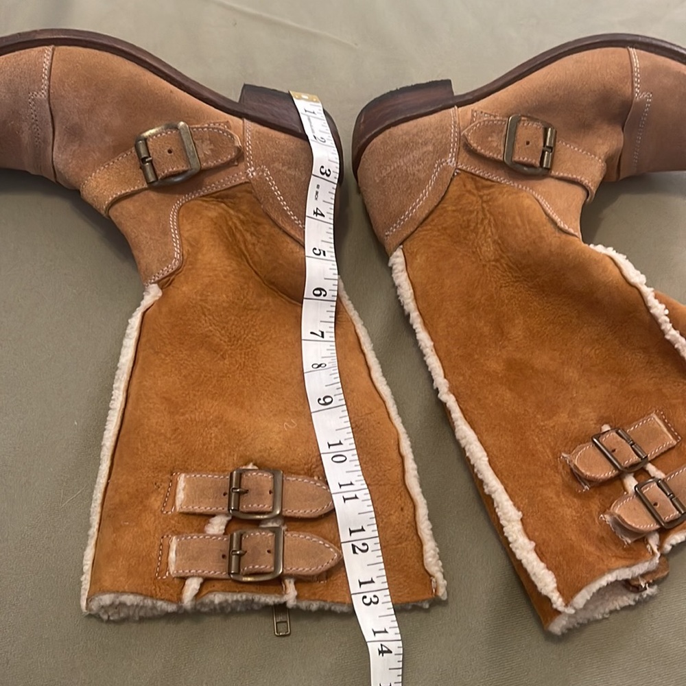 UGG KOOLABURRA size 7” Leather womens boots fully Sherpa lined - Picture 14 of 16